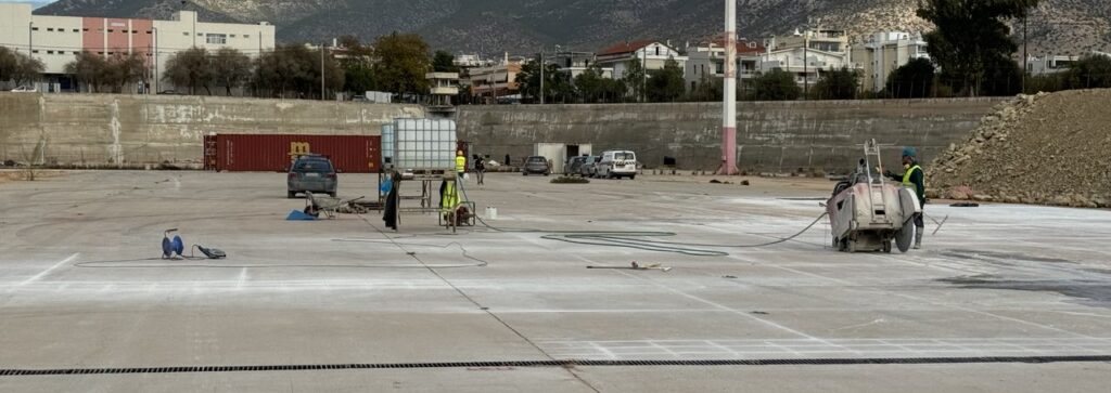 Slab Extraction, Transportation, and Storage Works at Hellinikon Park